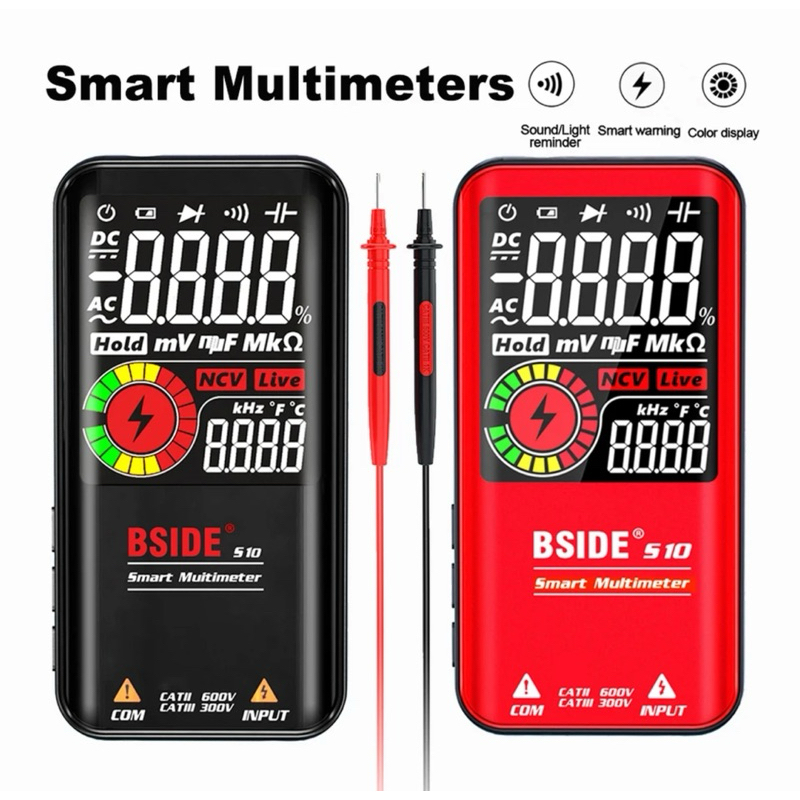 Jual Smart Multimeter S10 Multitester BSIDE Digital AC DC Resistance ...