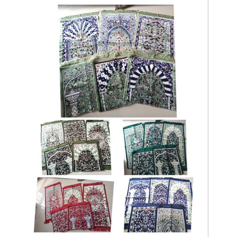 Jual Sajadah raudah Al Arabia turky 53x110 (1 kodi Isi 20 pcs) | Shopee ...