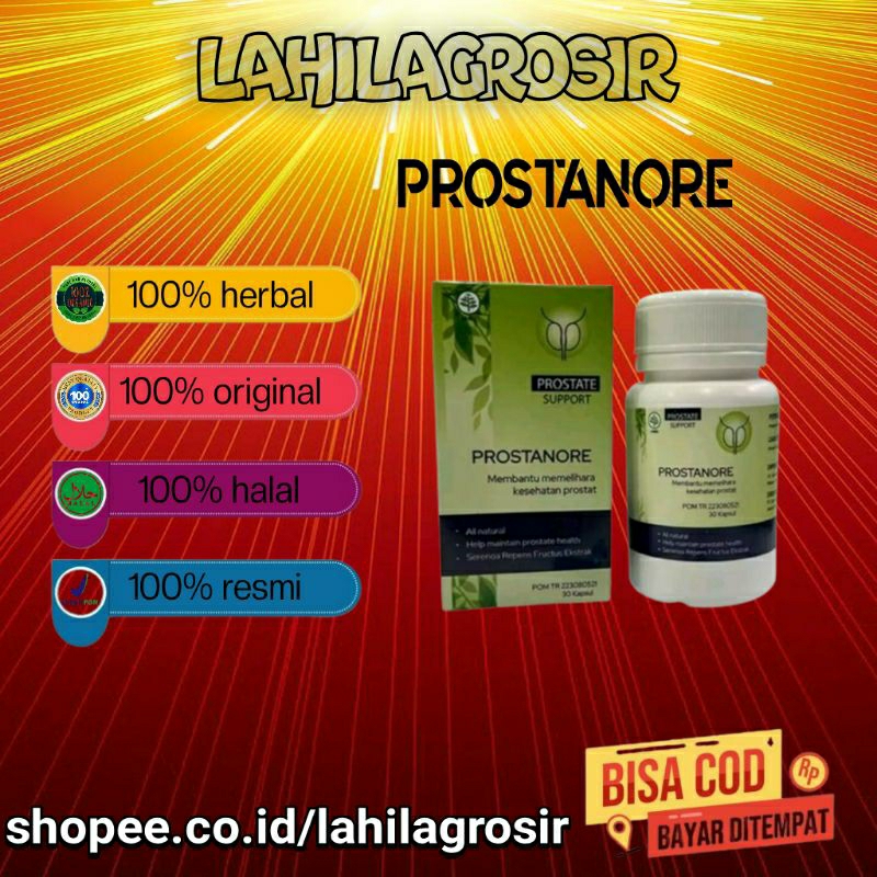 Jual Prostanore asli original obat prostat ampuh herbal bpom | Shopee ...