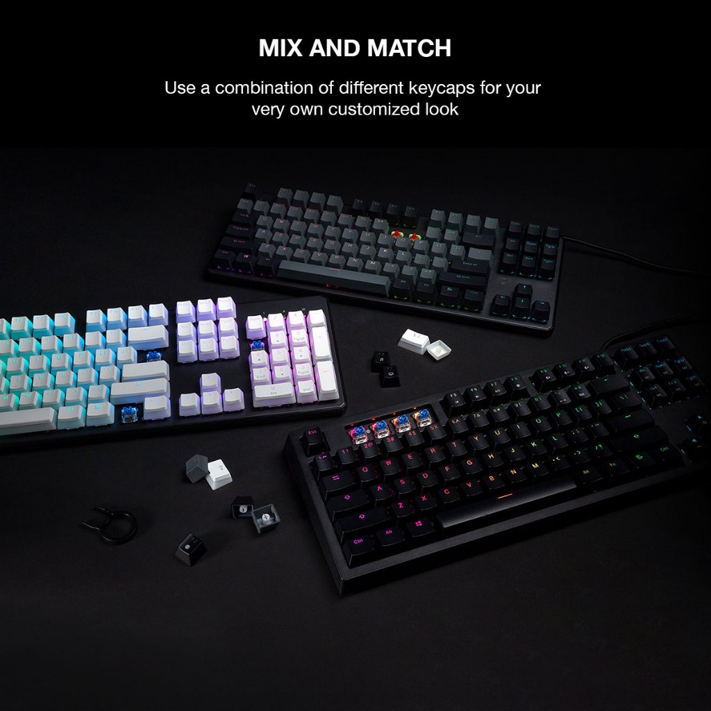 Jual TECWARE Double Shot PBT Backlit Keycaps 110/111 Keys | Shopee ...