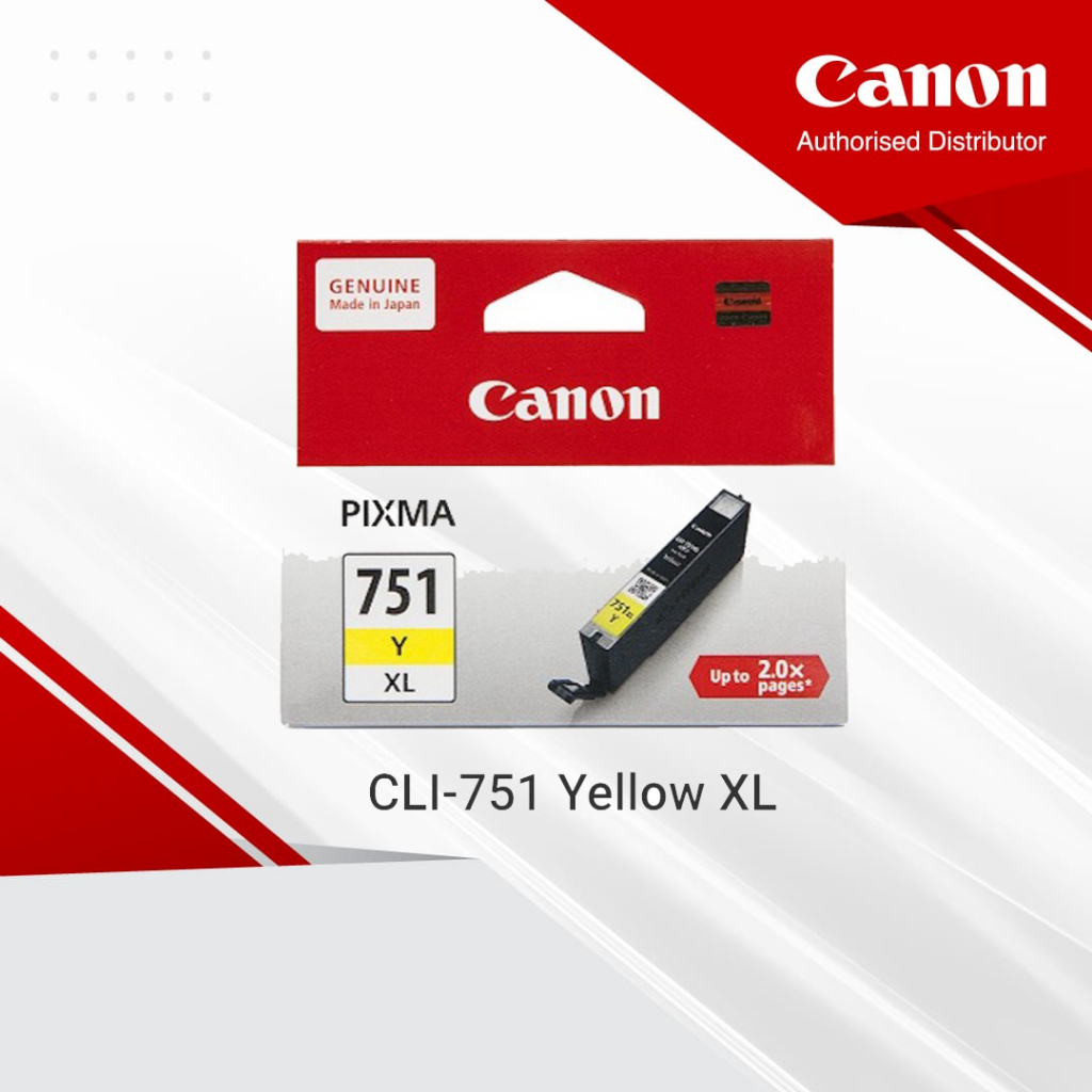 Canon Ink Cartridge CLI-751 Yellow XL