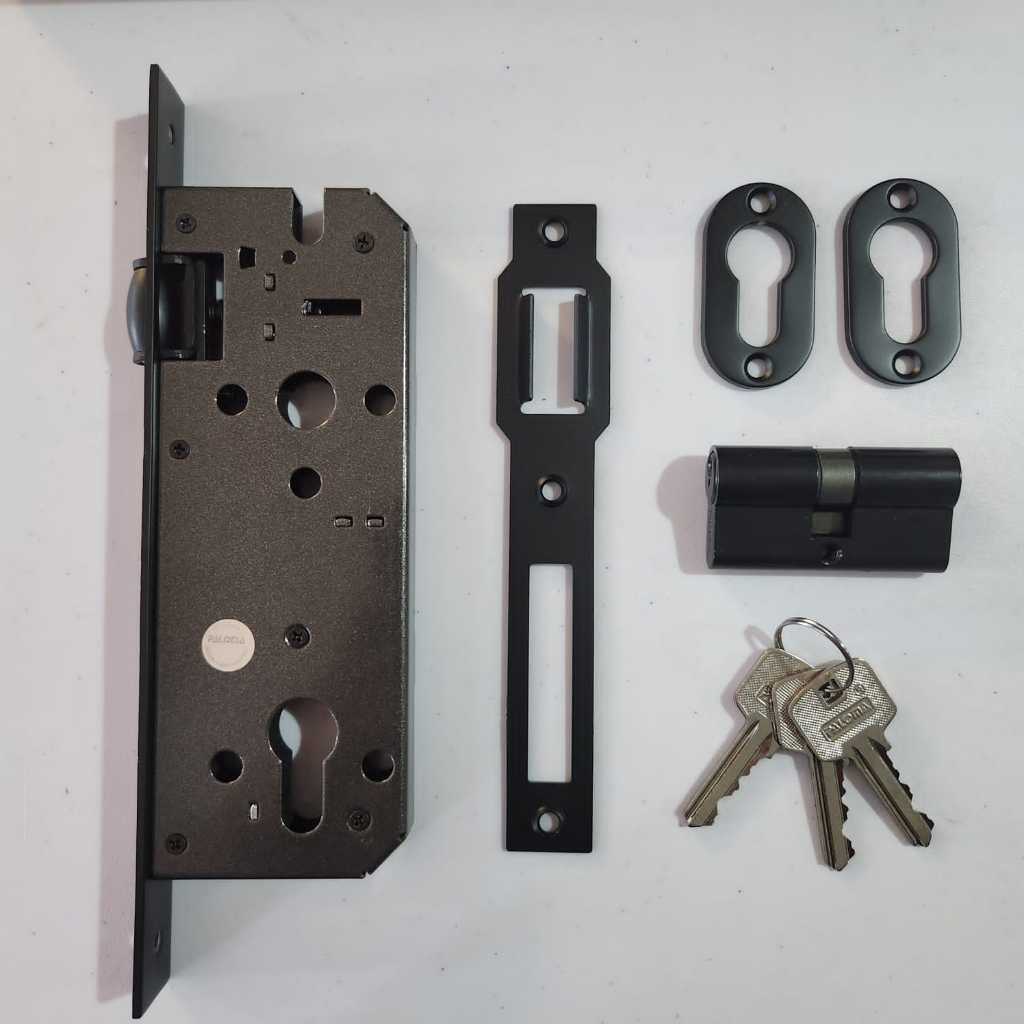 Jual MORTISE LOCK ROLLER PALOMA MSP 1228 SUS 304 SET CYLINDER 40MM ...
