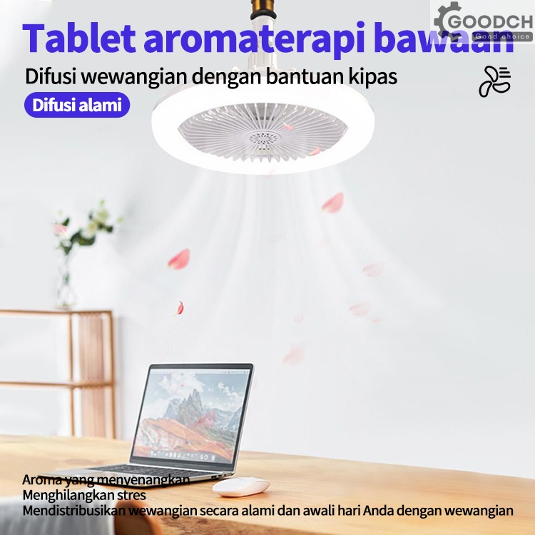 Jual GOODCH Lampu Kipas Ruang Tamu Ruang Makan Lampu Tidur Fan LED ...