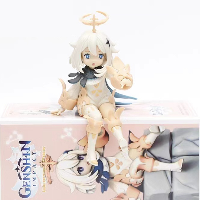Jual Genshin Impact Paimon Action Figure 13cm berdiri&12cm duduk ...