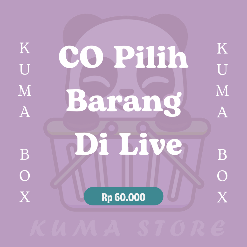 Jual KUMA BOX by KUMA STORE - Pilih Sendiri Produk Kesukaan Kamu Di ...