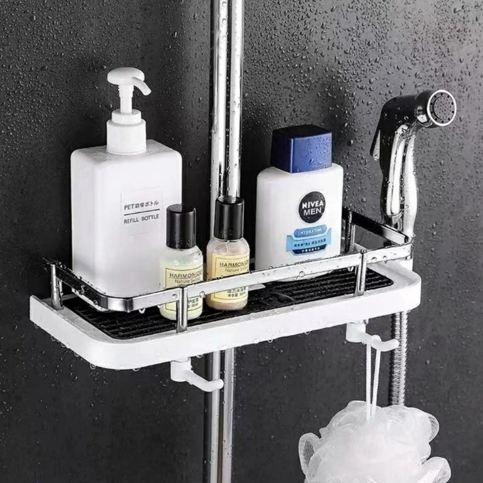 Jual tS Rak Shower tempat sabun botol shampoo dllRak Kamar MandiRak ...