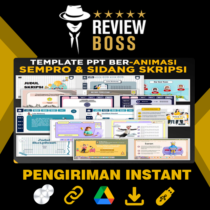 Jual TEMPLATE ANIMASI PRESENTASI UNTUK PROPOSAL SIDANG SKRIPSI SEMPRO ...