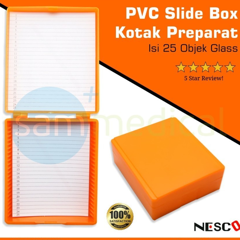Jual Nesco PVC Slide Box / Kotak Preparat / Kotak Mikroslaid ...