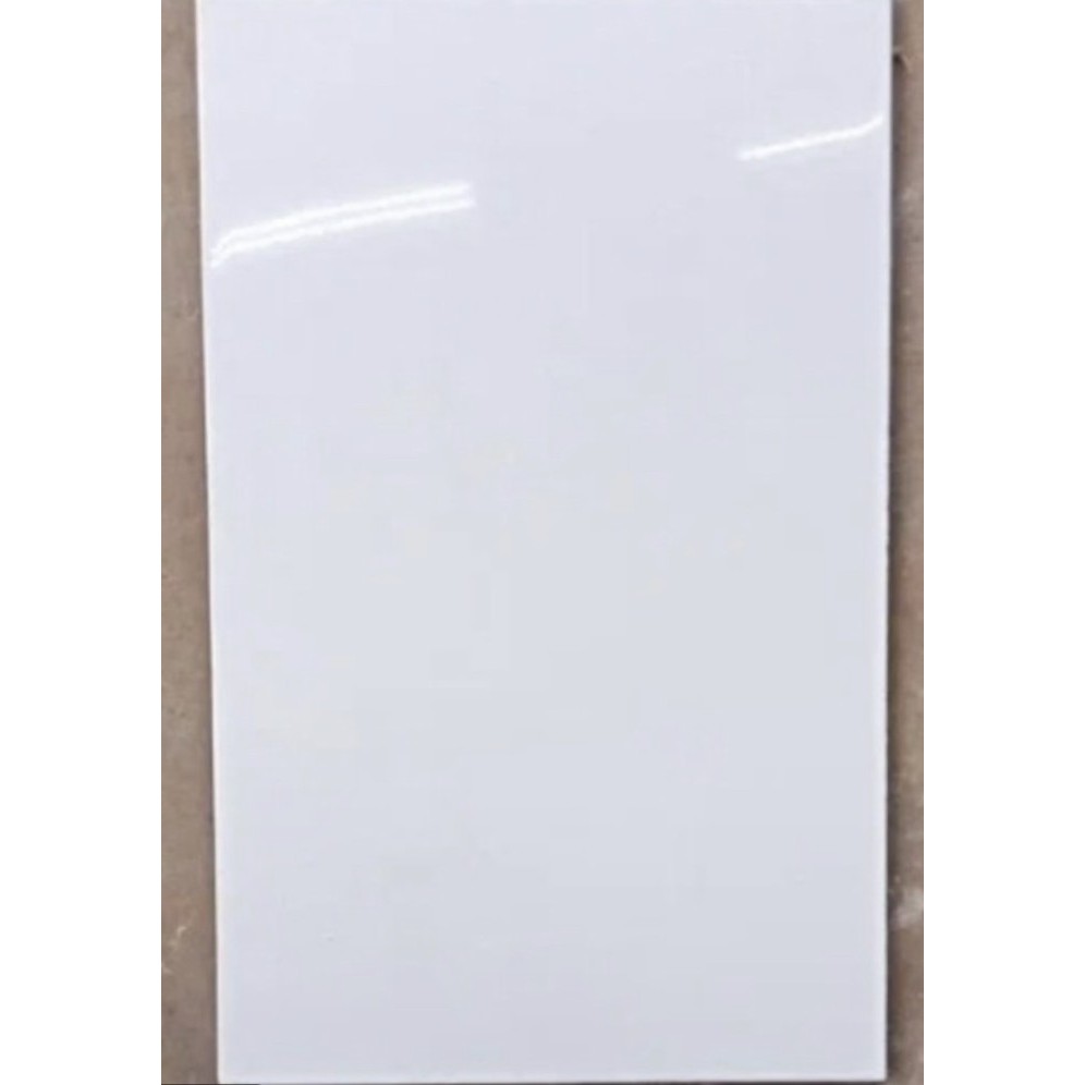 Jual KERAMIK DINDING MULIA POLOS PUTIH 25X40 / KERAMIK DINDING WC KAMAR