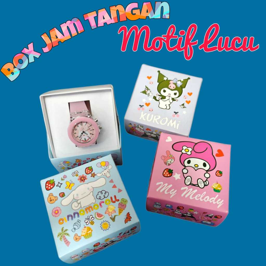 Jual LL - Kotak Box Jam Tangan Anak Sanrio Melody Cinamarol Kuromi ...