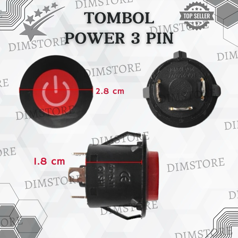 Jual REKOMENDASI TOMBOL SAKLAR ON OFF SWITC POWER ON OFF PLIKO UNIKID ...