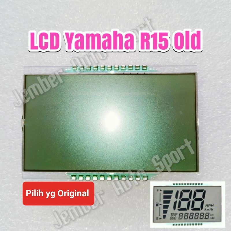 Jual LCD R15 OLD, R15V2, LCD Yamaha R15 Old, LCD Speedometer Yamaha R15 ...