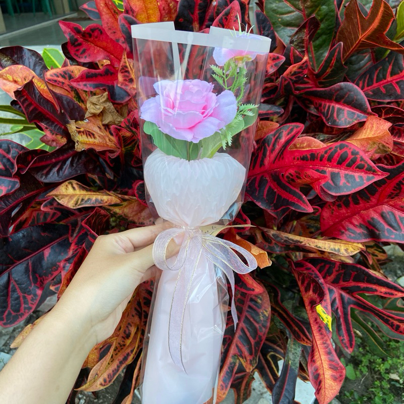 Jual BUKET BUNGA RAJUT TULIP buket mini gift handmade | Shopee Indonesia