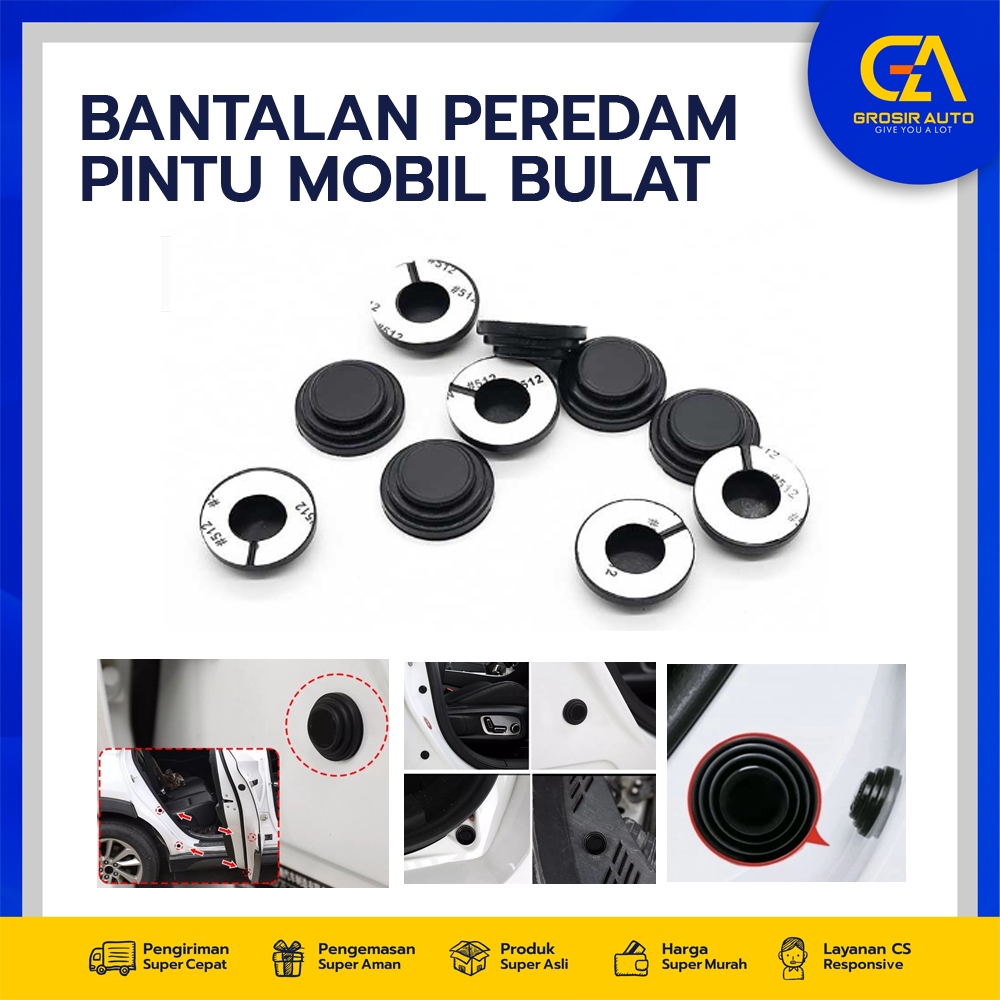 Jual Bantalan Peredam Pintu Mobil Getaran Bunyi Kedap Suara / Karet ...