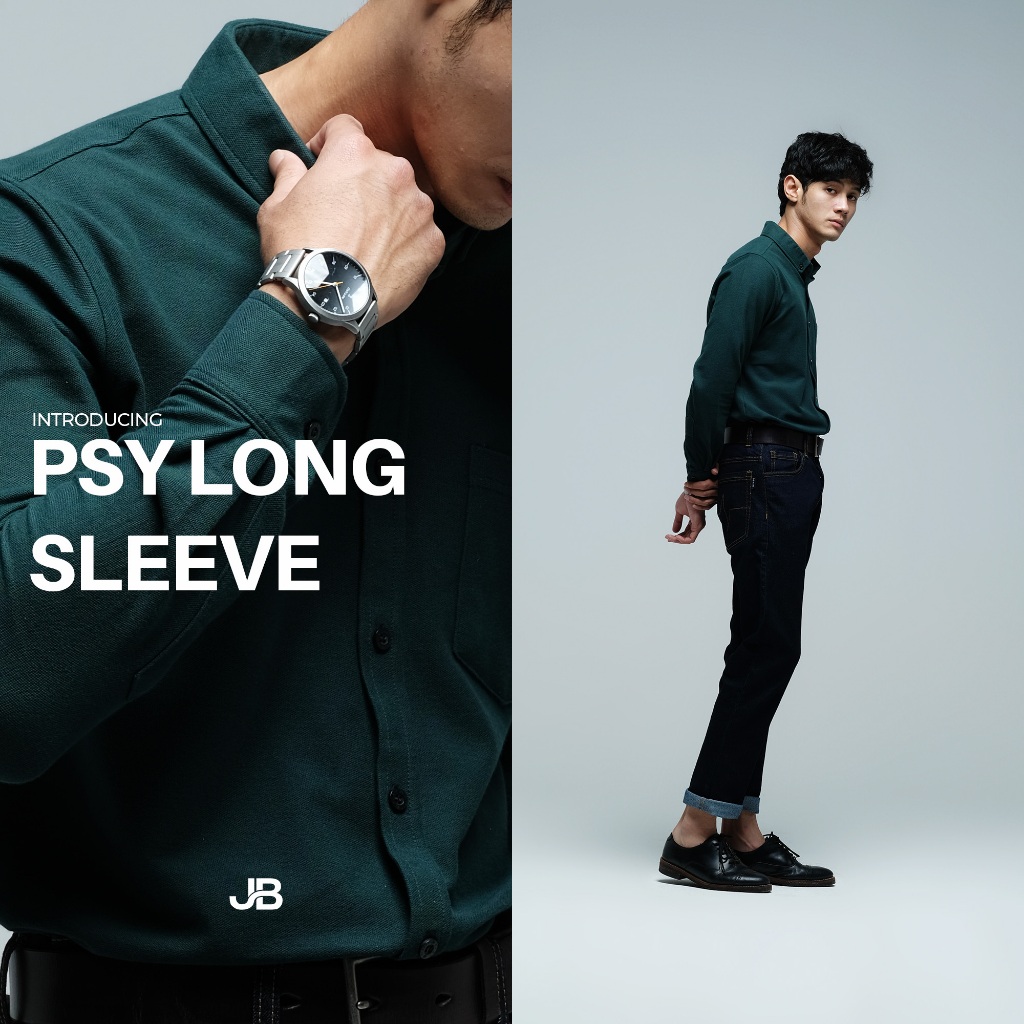 Kemeja Lengan Panjang Jytte Light Green