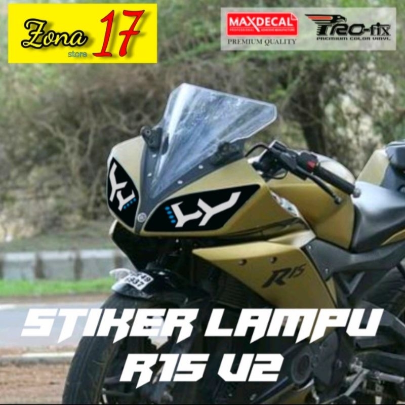 Jual sticker stiker lampu R15 V2 | Shopee Indonesia