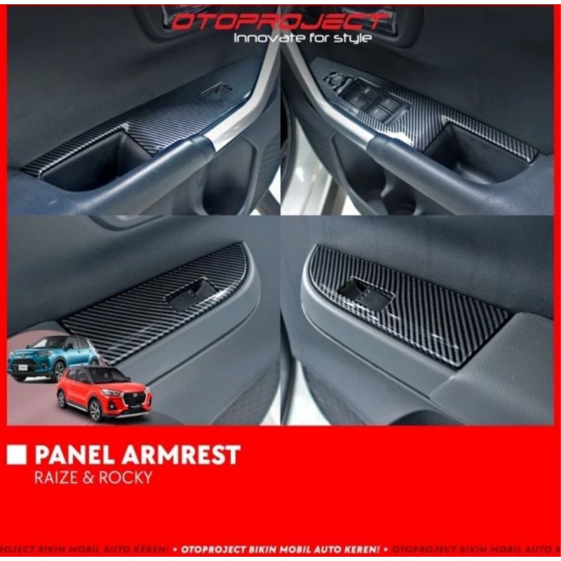 Jual Panel Power Window Toyota Raize Rocky Motif Carbon | Shopee Indonesia