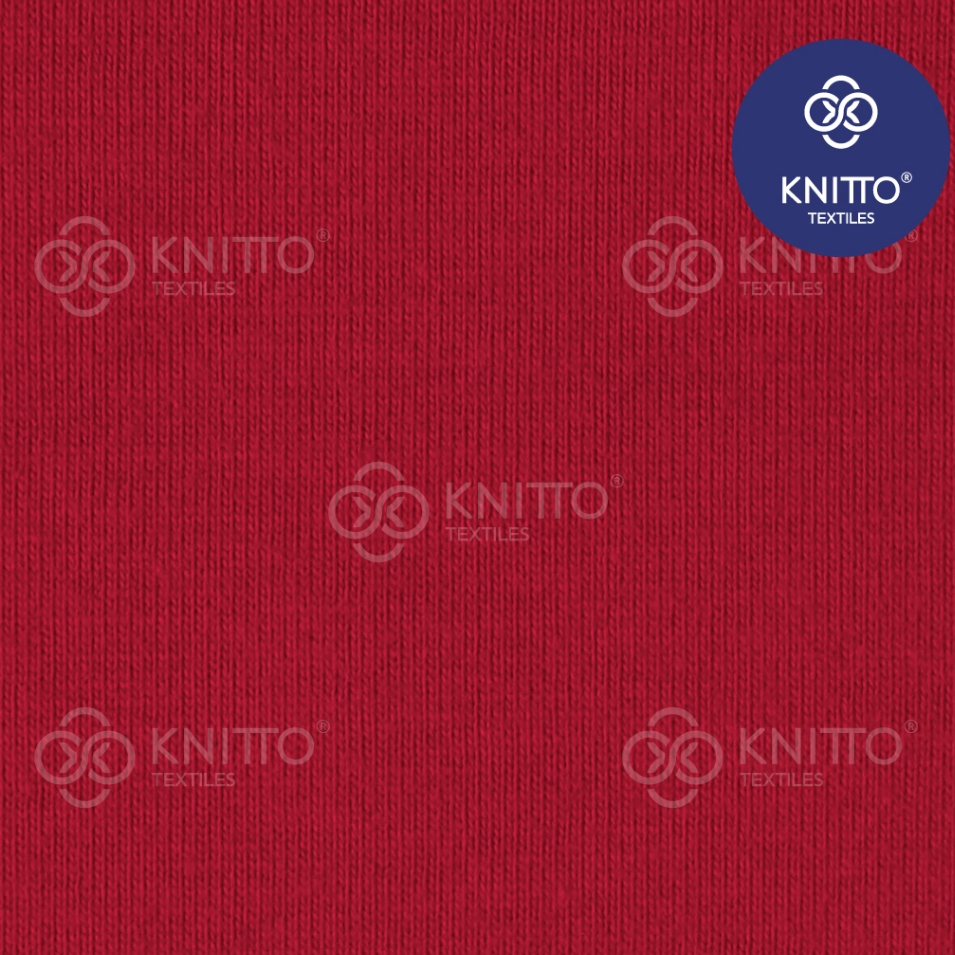 Jual KAIN KAOS COTTON COMBED 30S MERAH CABE ( BAHAN KAOS ) - KNITTO ...