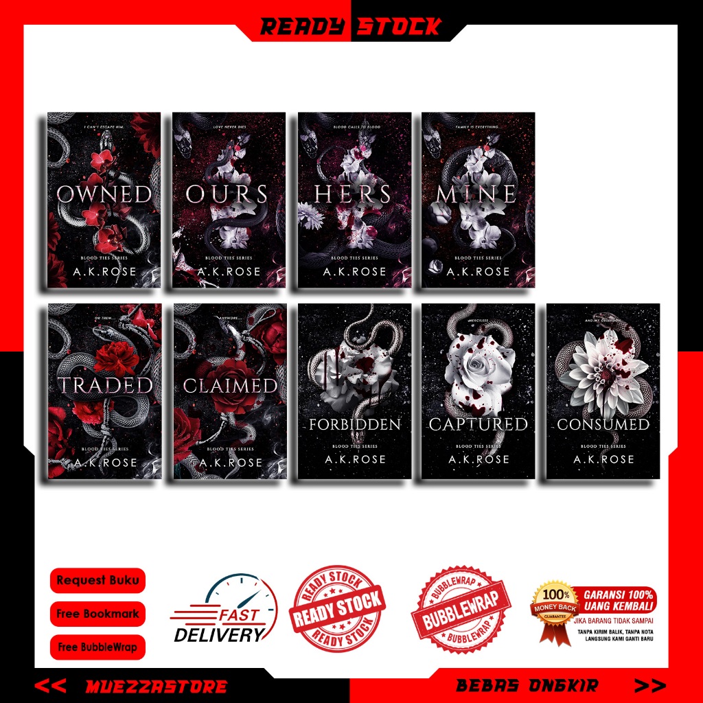 Jual Blood Ties (9 book series) Mine | Hers | Ours | Owned | Traded ...