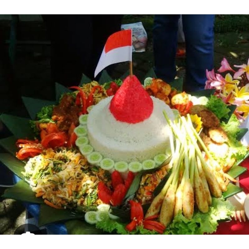 Jual Tusukan Cake Topper Bendera Merah Putih Besar isi 5 pcs - Bahan ...