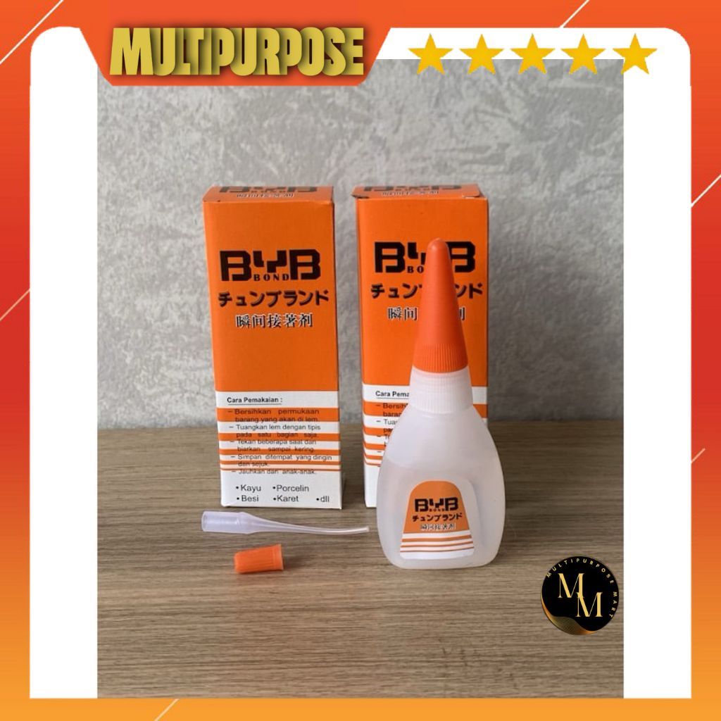 Jual LEM KOREA / LEM SERBAGUNA BYB BOND LEM / BESI BOTOL | Shopee Indonesia