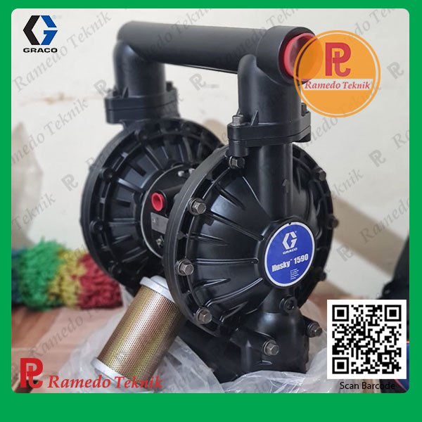 Jual Diaphragm Pump Graco Husky 1590 Part No.DB3525 - Pneumatic Pump ...