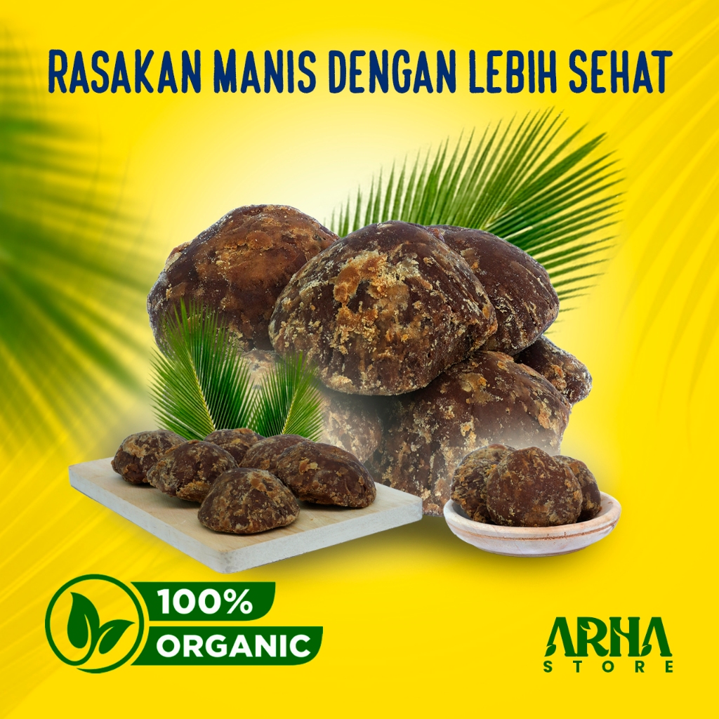 Jual Arha Gula Kelapa Premium Asli Gram Organik Murni Nira Kelapa Asli Tanpa Campuran