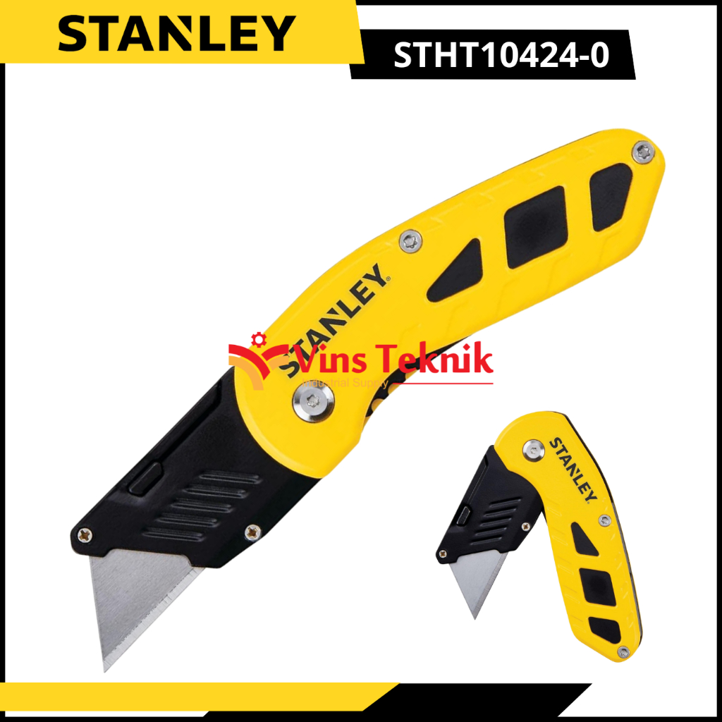 Jual Baru Folding Utility Knife Pisau Cutter Lipat Cuter Stanley ...