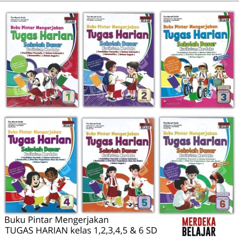 Jual Buku Pintar Mengerjakan Tugas Harian Sekolah Dasar Kurikulum