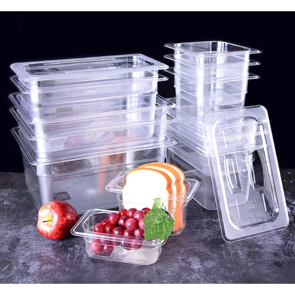 Jual MUTU Food Pan Polycarbonate Gastronom P1/1-15 Wadah Tempat Makanan ...