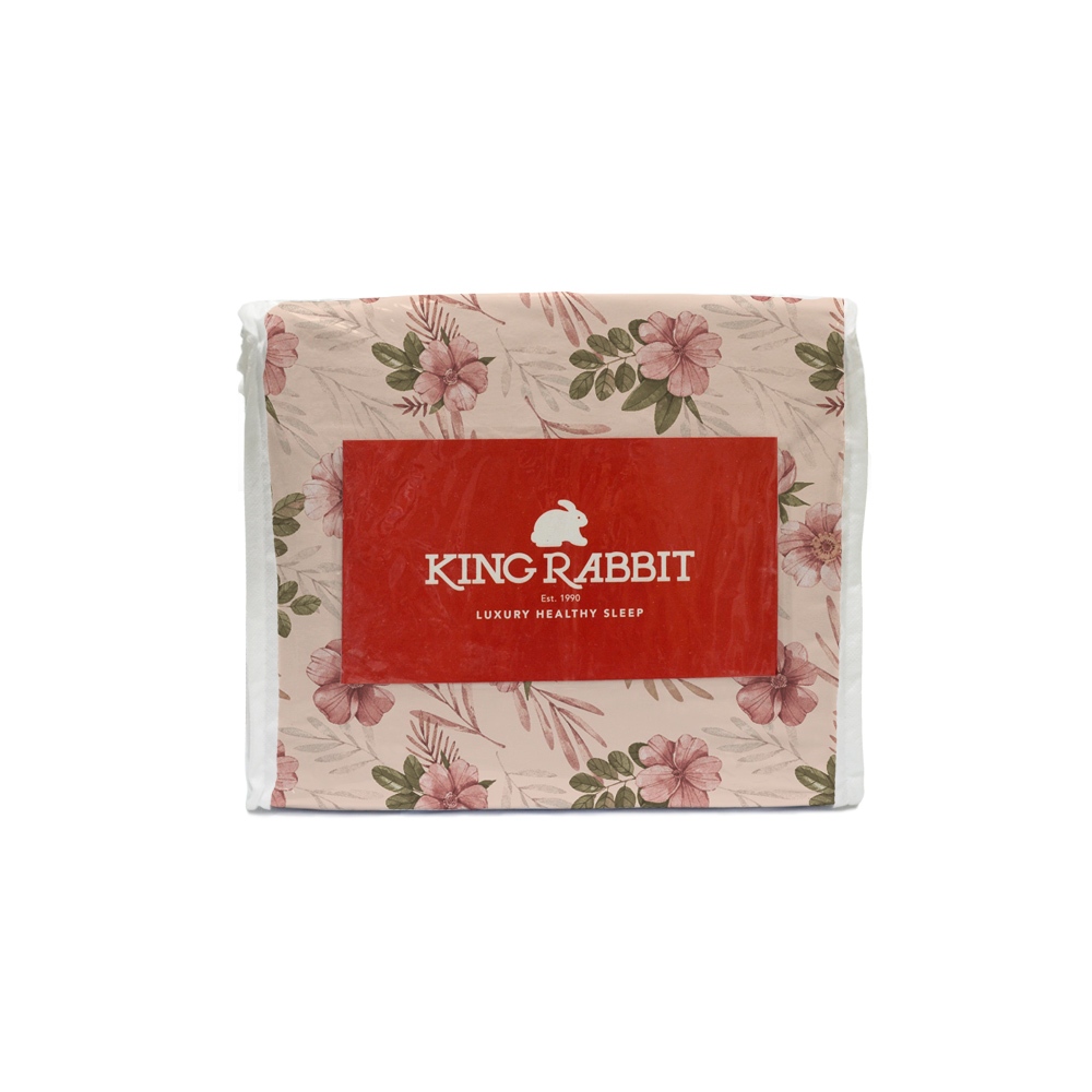 Jual King Rabbit Bamboo Collagen Collection Set Sprei & Sarung Bantal ...