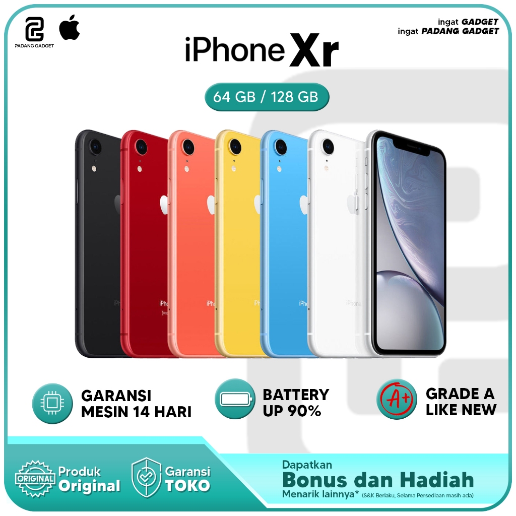 Jual Promo Iphone Xr Gb Second Original Fullset Hp Bekas Like New Smartphone Seken