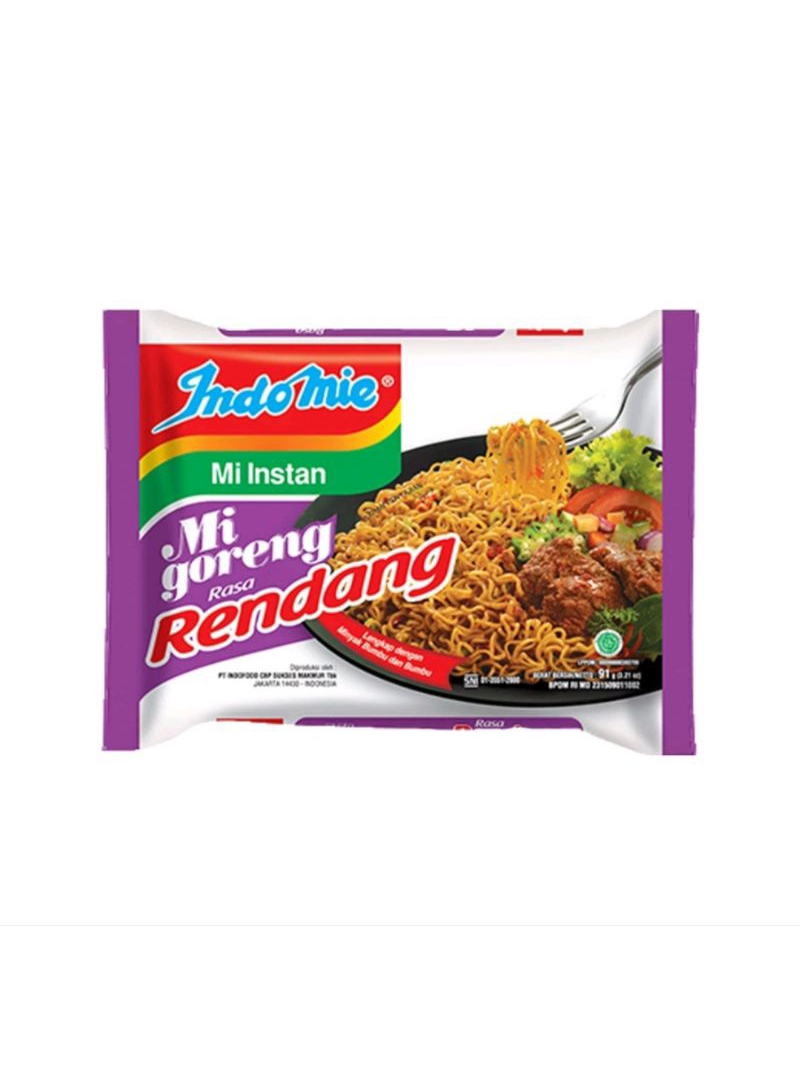 Jual indomie Mi goreng rasa rendang 91g | Shopee Indonesia