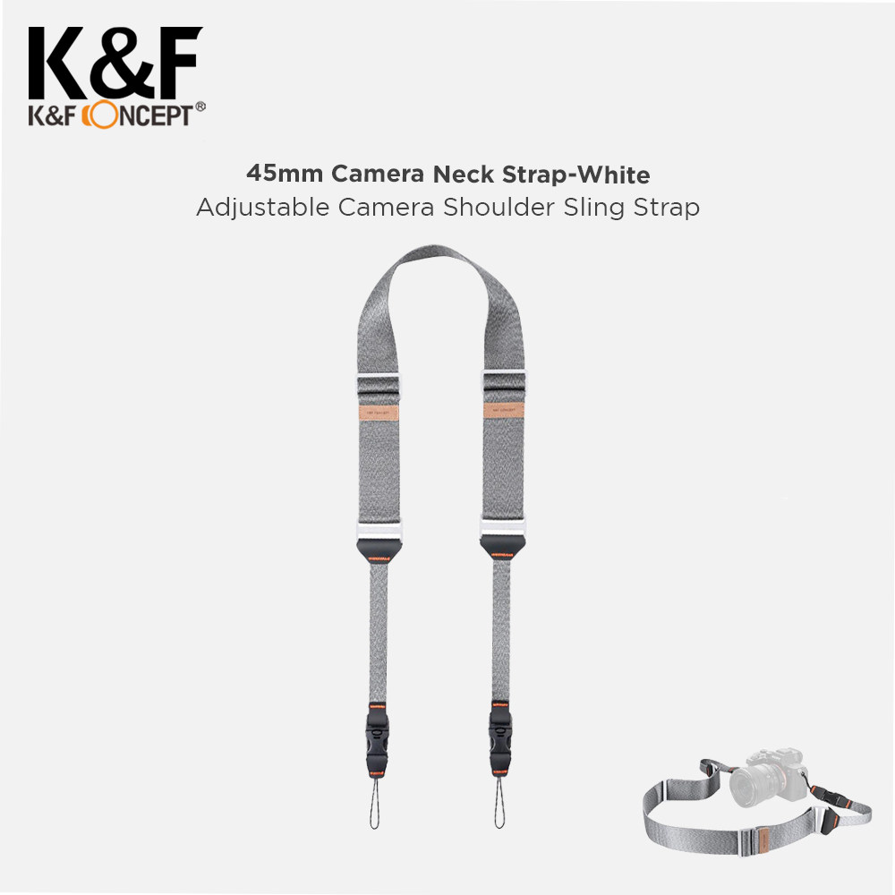 Jual K&F Concept 45mm Camera Neck Strap with Quick Release for DSLR SLR ...