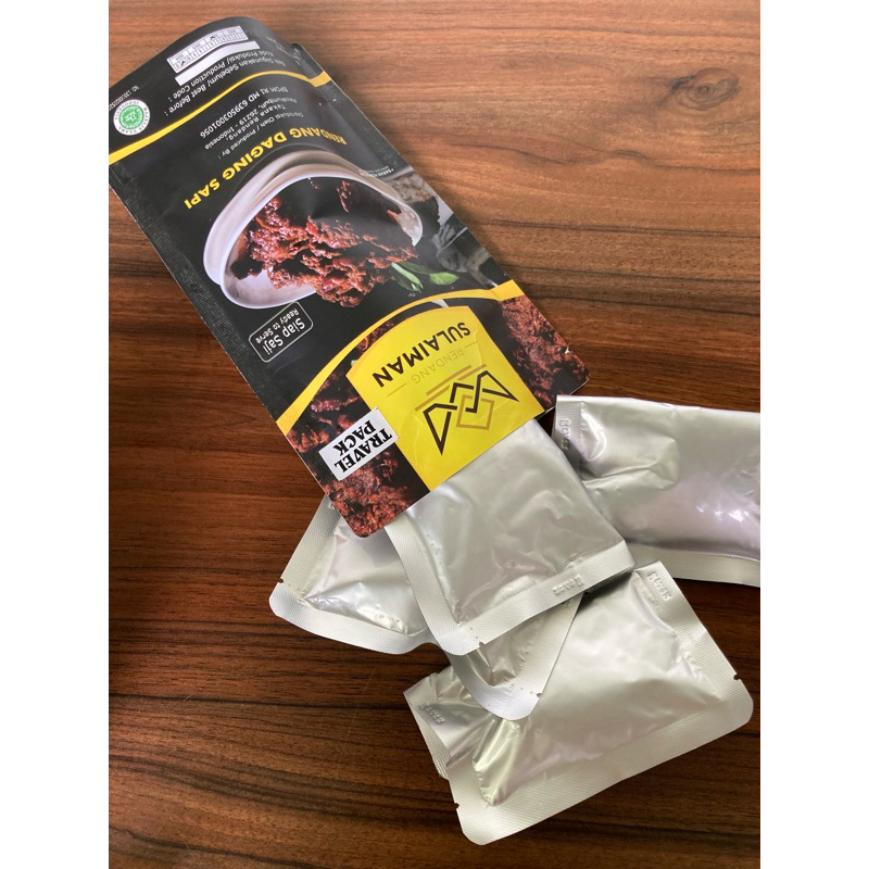 Jual Rendang Travellers Rendang Travel Pack (Rendang Daging Sapi ...