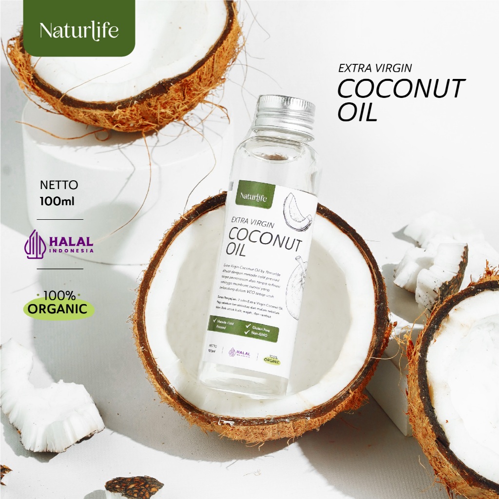 Jual Virgin Coconut Oil Organik Extra Virgin Coconut Oil 100ml