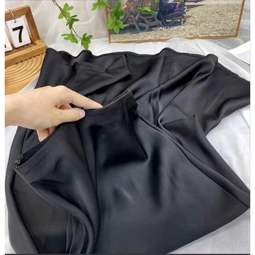 Bj Po 9902 White Long Satin Skirt Rok Panjang Satin Bkk Satin Skirt Rok Intu 9901