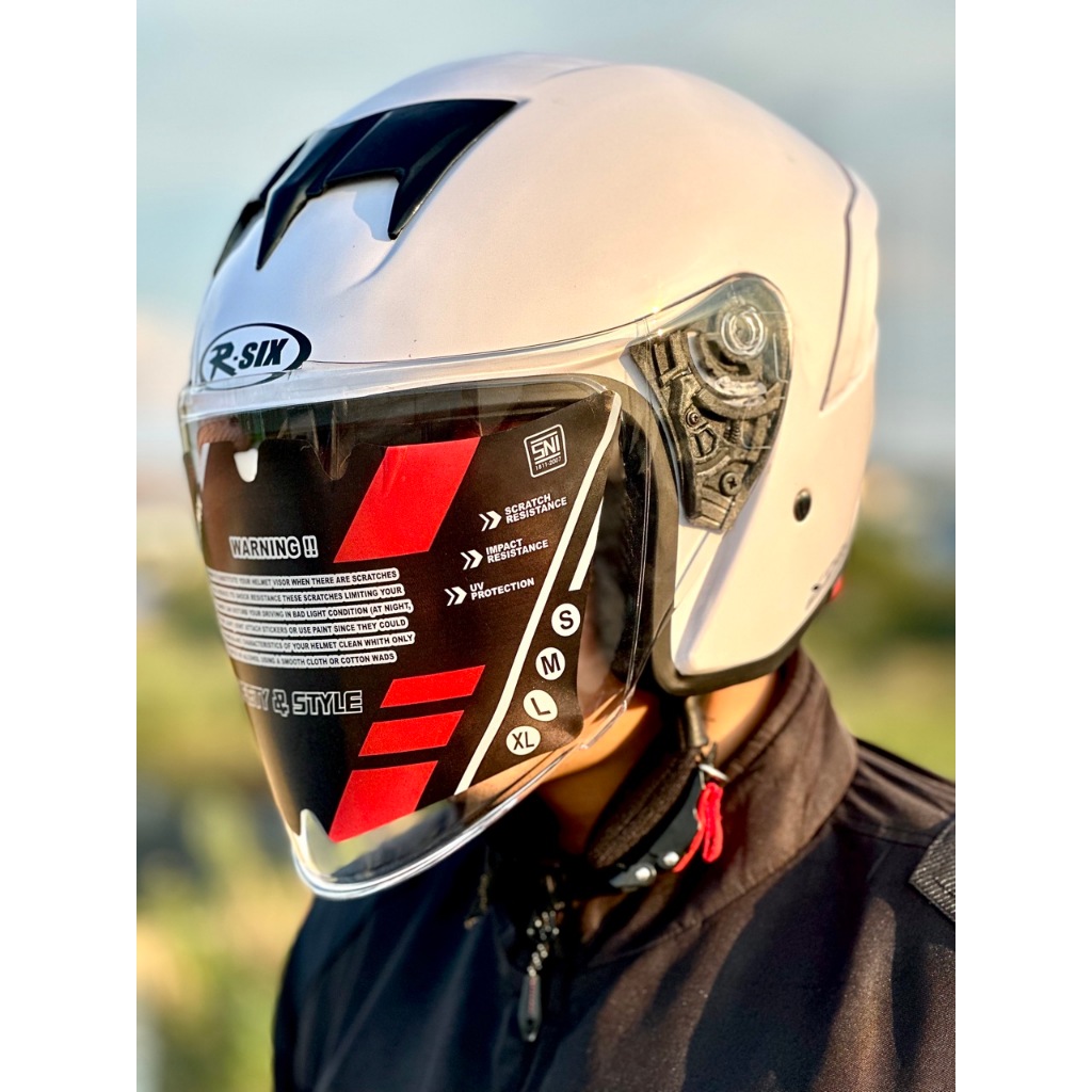 Jual Helm Js Armor Halfface Solid Motif Paket Ganteng Sni Shopee