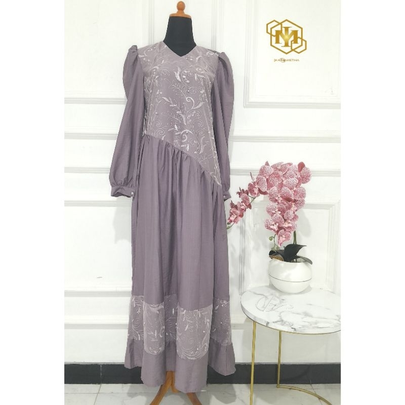 Jual FAHARA DRESS / DRESS POLO LINEN PREMIUM | Shopee Indonesia
