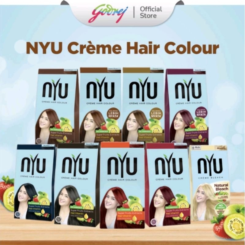 Jual Nyu Creme Hair Colour - Pewarna Rambut | NYU Pewarna Rambut ...