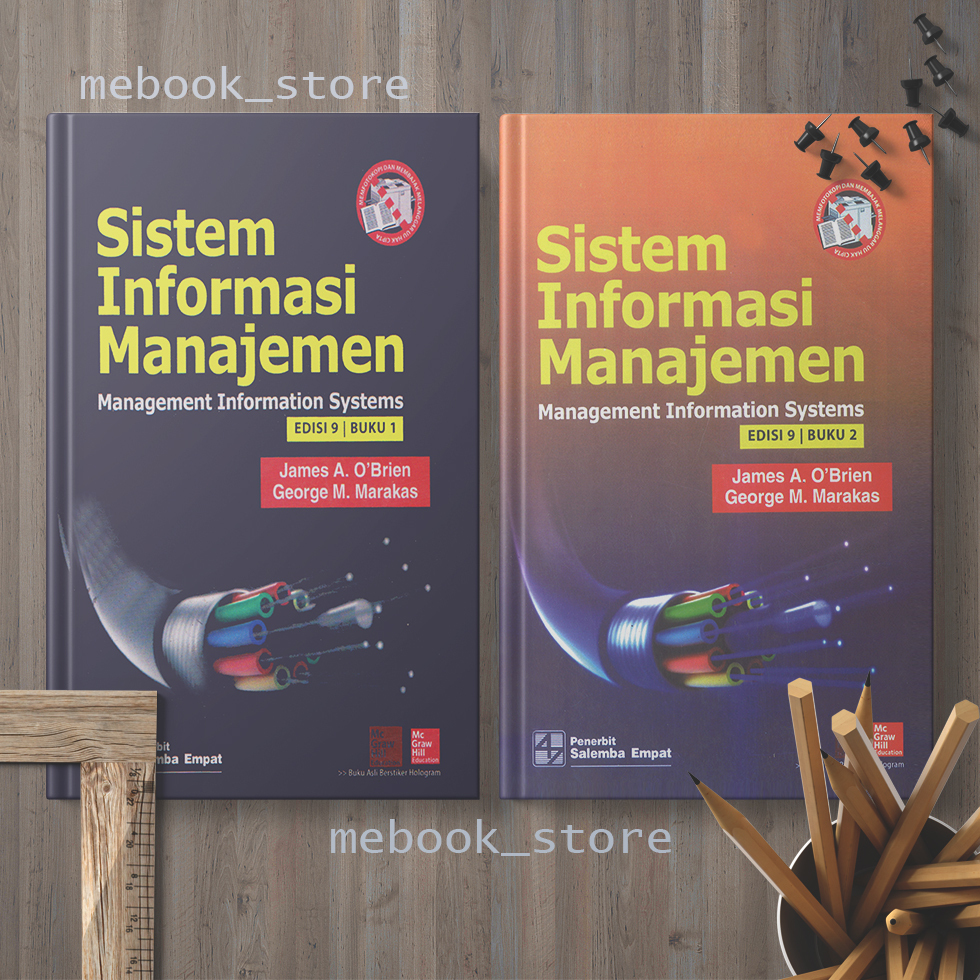 Jual SISTEM INFORMASI MANAJEMEN EDISI 9 BUKU 1&2 JAMES A. O'BRIEN ...