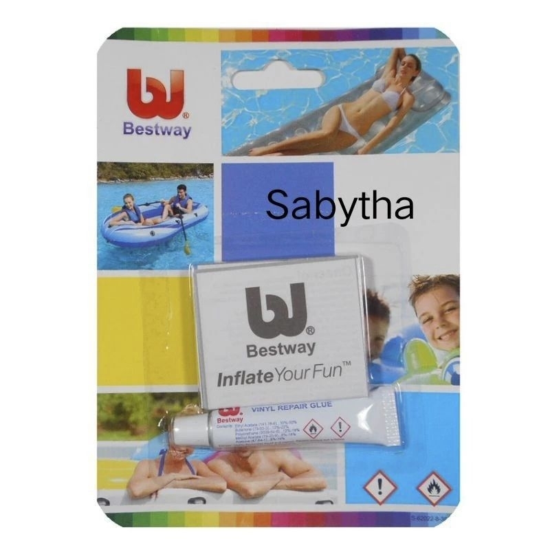 Jual LEM REPAIR KIT Lem Bestway Untuk Kasur Angin Perahu, Kolam