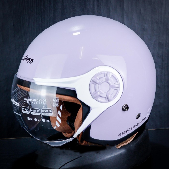 Jual HELM / CARGLOSS / HELM CARGLOSS YRH HIJAB LILAC RETRO CARGLOS ...
