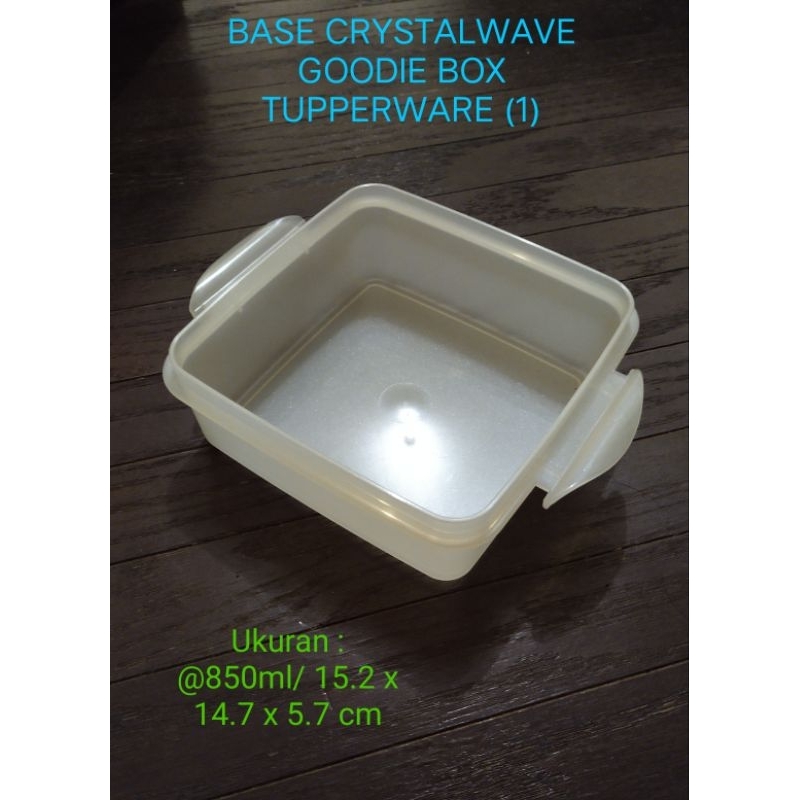 Jual Sparepart Rantang Tupperware: Base Goodiebox Crystalwave | Shopee ...