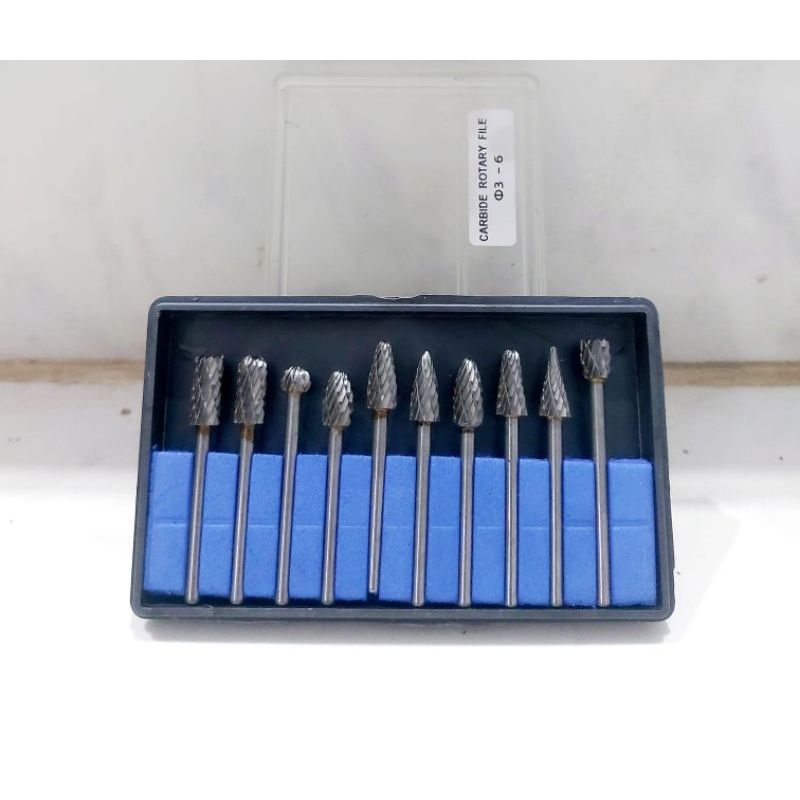 Jual Dental Carbide Fraser Bur Assorted isi 10 Bur Frazer Straight ...