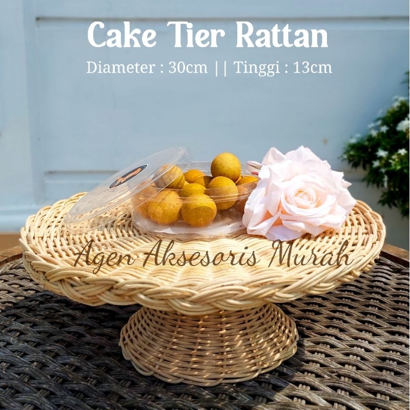 Jual Dulang Rotan - Keranjang Rotan Tempat Buah/Standing Buah/Cake Tier ...