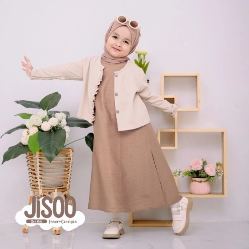 One Set Anak Perempuan Model Korea Style Terbaru 2024