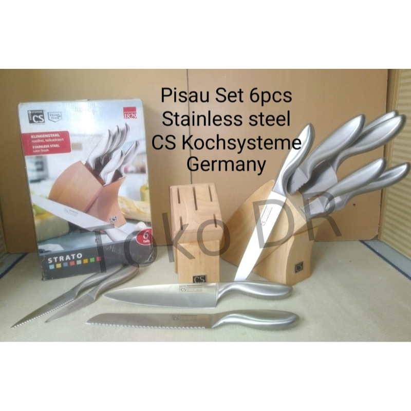 Jual Pisau Set Stainless Steel 6pcs Strato - Exclusive / Carl Schmidt ...