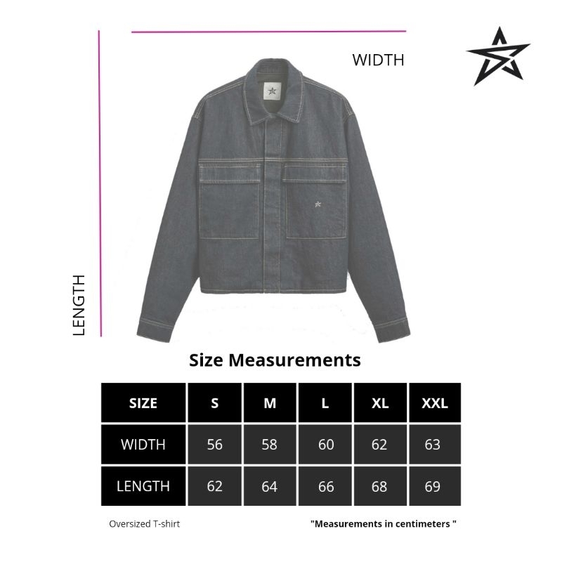 Jual Sai - Introvert Work Jacket Denim Boxy Fit Outer Shirt | Shopee ...