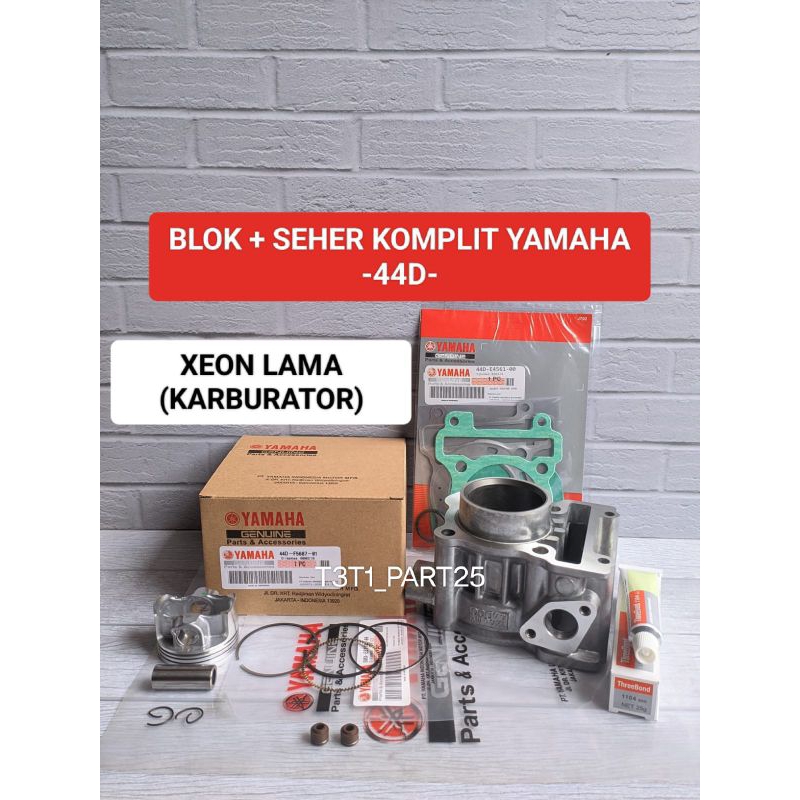 Jual Blok Cylinder Seher Komplit D Yamaha Xeon Lama Karburator